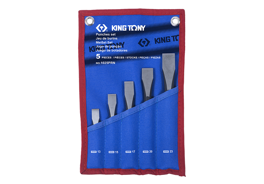 1025PRN.png 5PC Pin Punch Set Chrome Vanadium Steel - Image 1