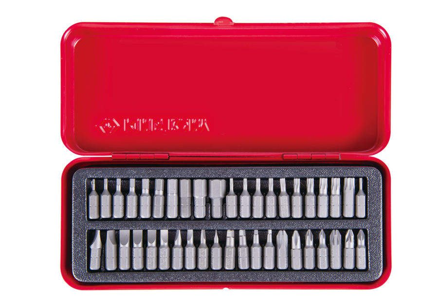 1042CQ.png 42PC 1/4" Hex Shank Driver Bit Set S2 Steel - Image 1