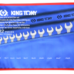 12PC Double Open End Wrench Set Metric (Tetoron)