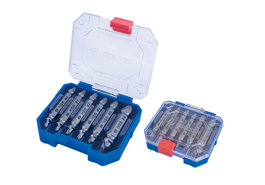 11406SQ.png 6PC Speed Out Screw Extractor Set #0 ~ #4 - Image 1