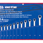 14PC Metric Speed Wrench Set 8–24MM - Professional Combination Speed Spanner Set