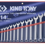 14PC Metric Combination Wrench Set 10-32MM