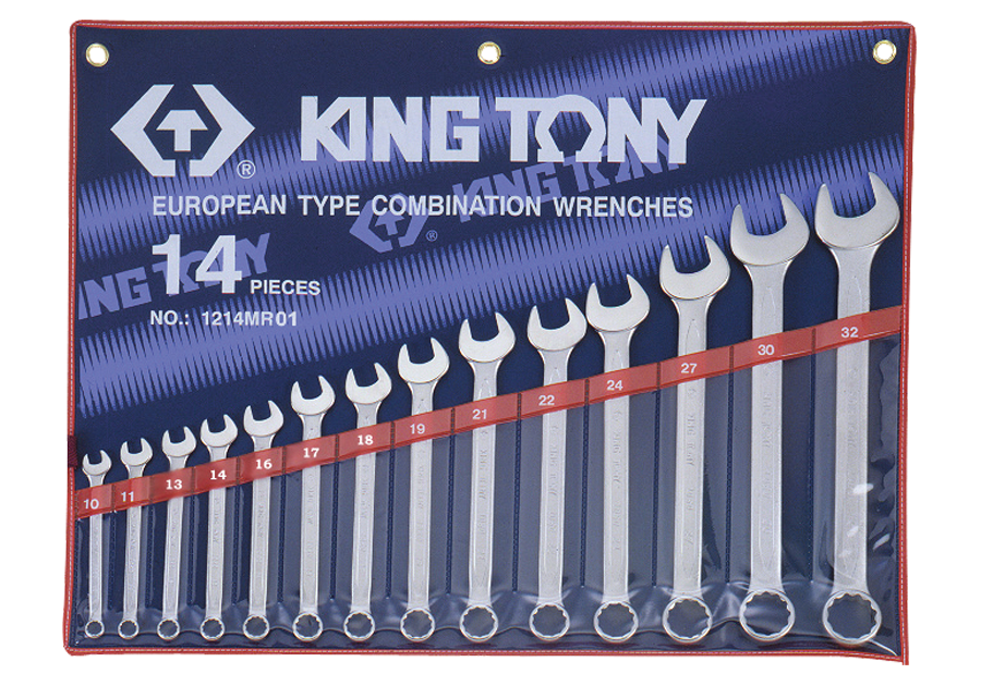 1214MR01.png 14PC Metric Combination Wrench Set 10-32MM - Image 1