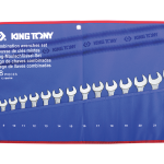 18PC Metric Combination Wrench Set 6–24mm - Professional Combination Spanner Set