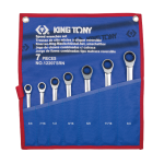 7PC SAE Reversible Speed Wrench Set 3/8"-3/4"