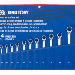 14PC Metric Reversible Speed Wrench Set with Pouch Bag 8-24MM
