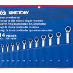 14PC Metric Reversible Speed Wrench Set 8-24MM
