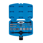 16PC Tap & Die Set Metric M3-M12 SK5 Alloy Steel
