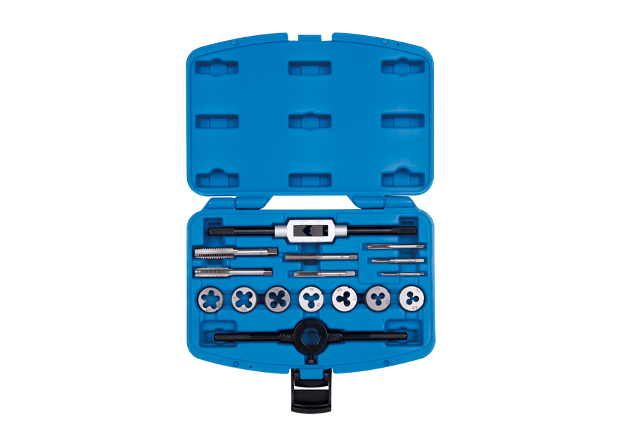 12916MQ1.png 16PC Tap & Die Set Metric M3-M12 SK5 Alloy Steel - Image 1