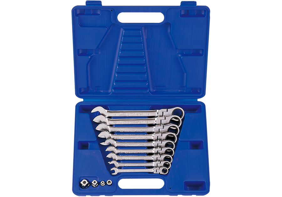 13013MR.png 13PC Flexible-Head Speed Wrench Set 8-19MM - Image 1