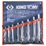 8PC 75° Degree Offset Box End Wrench Set Metric 6-23MM