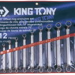 12PC 75° Degree Offset Box End Wrench Set Metric 6-32MM