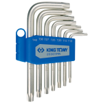 7PC Torx Wrench Set T10–T40 Chrome