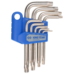 9PC Torx Wrench Set T10–T50 Chrome