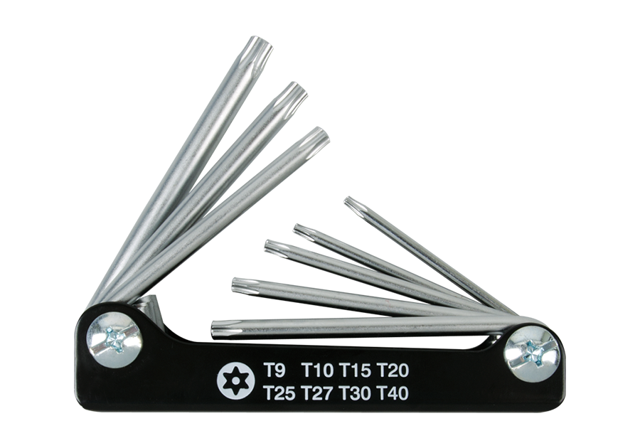 20318PR.png 8PC Torx Wrench Set T9H–T40H Chrome - Image 1