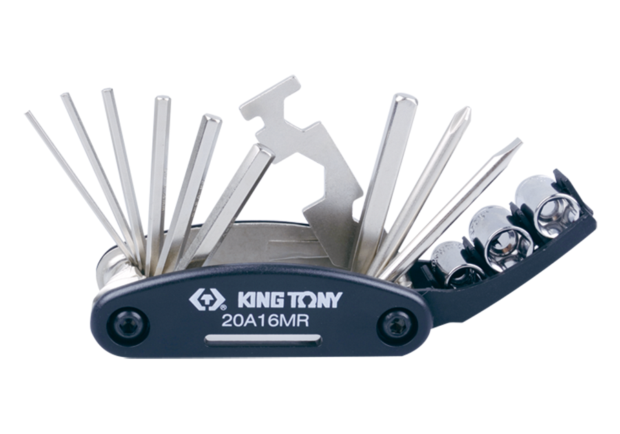 20A16MR.png 16-in-1 Bike Repair Tool Set - Portable Bicycle Multi-Tool with Hex Keys & Sockets - Image 1
