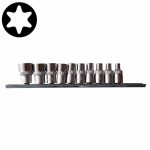 10PC 1/4" Drive Star Socket Set E4-E16