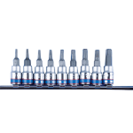 9PC 1/4" Drive Torx Bit Socket Set Chrome