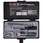20PC 1/4" Drive 12PT Socket Set 4-14MM