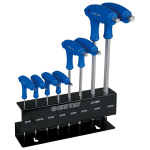 8PC L-Handle Ball Hex Key Set 2–10MM With Rack