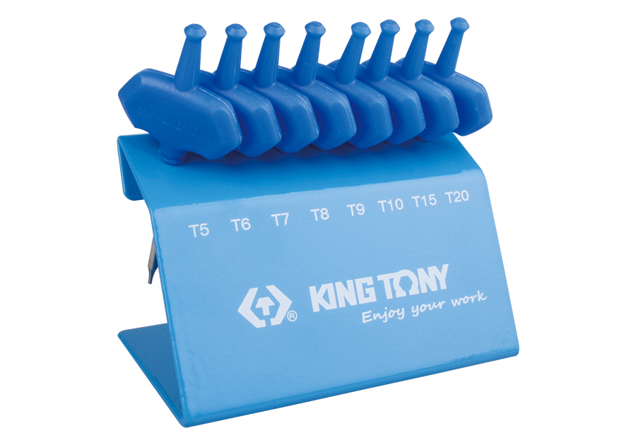 23308PR.png 8PC Mini T-Torx Screwdriver Set T5 - T20 - Image 1