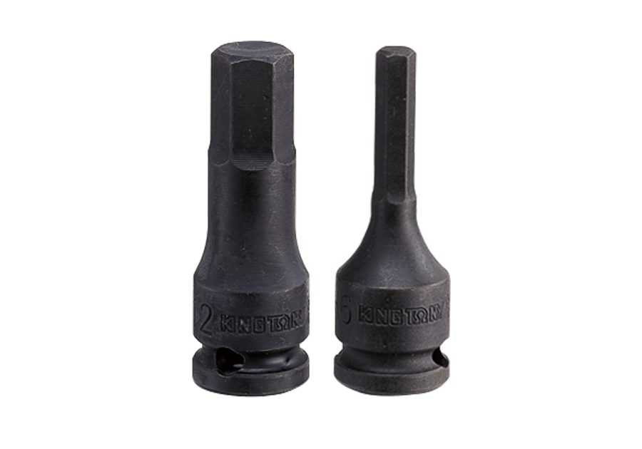 3055S.png 3/8" Drive Impact Hex Bit Socket 1/8" x 55MM Length - Image 1