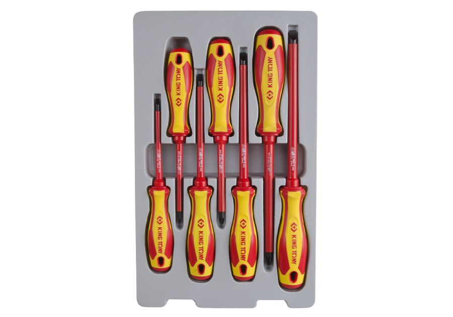 30607MR.png 7PC VDE Insulated Screwdriver Set - Image 1