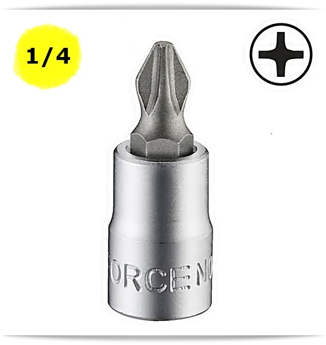 3213-force.jpg 1/4" Drive Phillips Socket Bit PH3 32MM Length - Image 1