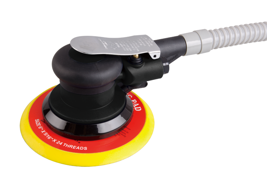 33D23-010.png 6" Air Random Orbital Sander Self-Generated Vacuum - Image 1