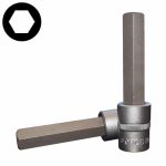 1/2" Drive Hex Socket Bit 17MM 110MM Length