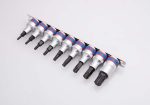 9PC 1/2" Drive Star Bit Socket Set with Rail - Image 2