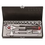 17PC 1/2" Drive 6PT Socket Combination Set