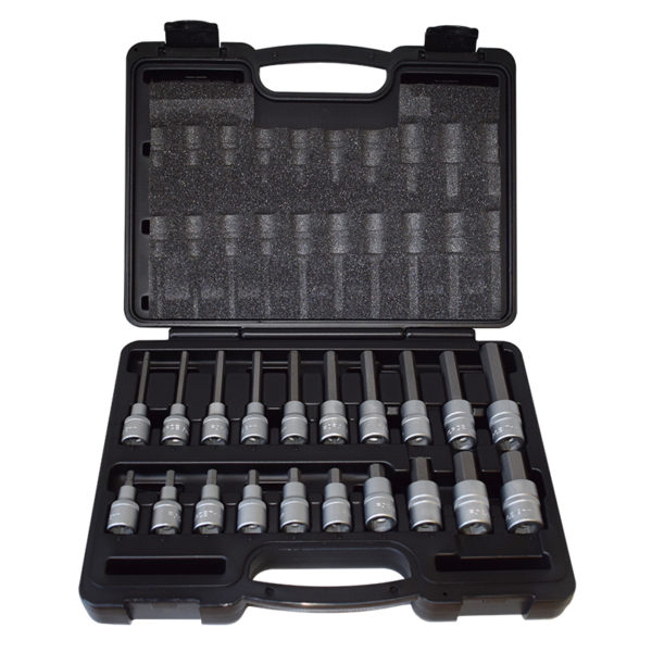 4206-web-600x600-1.jpg 20PC 1/2" Drive Hex Socket Bit Set 5-19MM 5-17MM - Image 1