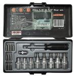 21PC 1/2" Drive Star Socket Set