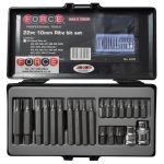 22PC 10MM RIBE Bit Set 3/8" & 1/2" Drive M4-M14