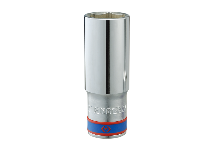 4235M-DR.-6-Point-Metric-Deep-Socket.png 1/2" Drive 21MM Deep Socket 6PT Chrome Vanadium - Image 1