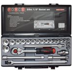 24PC 1/2" Drive Surface Socket Combination Set 10-32MM