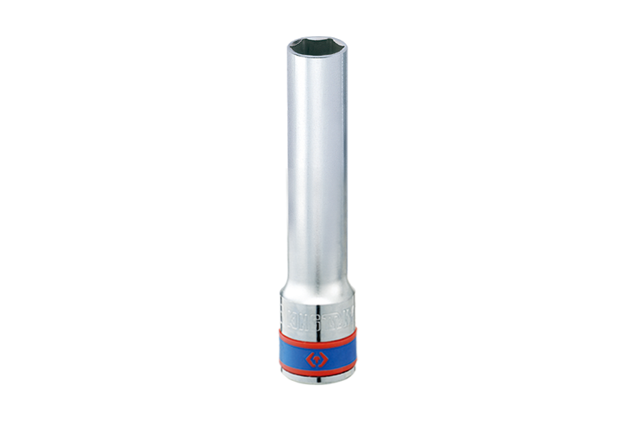 4245M.png 1/2" Drive Deep Socket 10MM x 90MM Length 6PT Chrome - Image 1