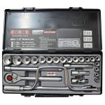 26PC 1/2" Drive Socket Set 10-32MM 12PT