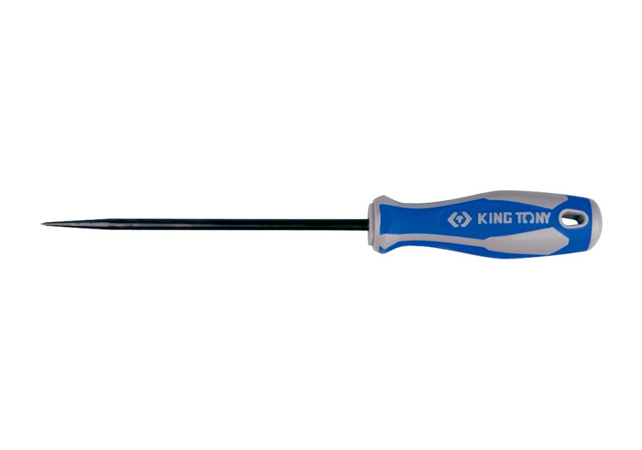43290115Y.png 10" Straight Hook Pick Tool with PP+TPR Grip - Chrome Vanadium Steel Repair Tool - Image 1