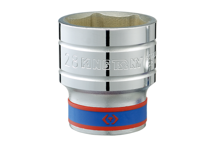 4335MR-DR.-6-Point-Metric-Standard-Socket-12.png 1/2" Drive 13MM Socket 6PT Chrome Vanadium - Image 1