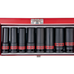 8PC 1/2" Drive Deep Impact Socket Set SAE