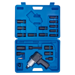 23PC 1/2" Drive Impact Wrench Set Metric With Socket