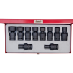 10PC 1/2" Drive Impact Universal Socket Set 6PT Metric