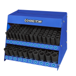 166PC 1/2" Drive Deep Impact Socket Shelf Set Metric