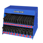 110PC 1/2" Drive Deep Impact Socket Shelf Set SAE