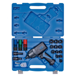 20PC 1/2" Drive Composite Impact Wrench Set Metric With Socket