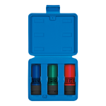 3PC 1/2" Drive Wheel Nut Impact Socket Set
