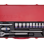 14PC 1/2" Drive Socket Set 6PT Metric Chrome