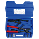 11PC Internal External Heavy Duty Circlip Pliers Set 16" - Professional Snap Ring Pliers Kit